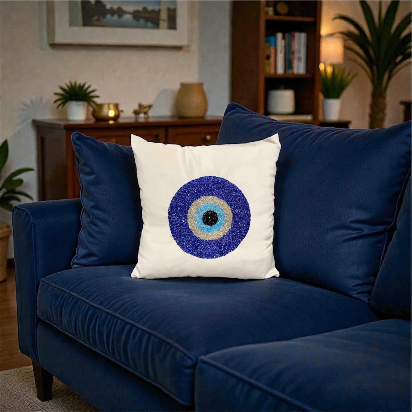 Eye Pillow Cover With Beadings