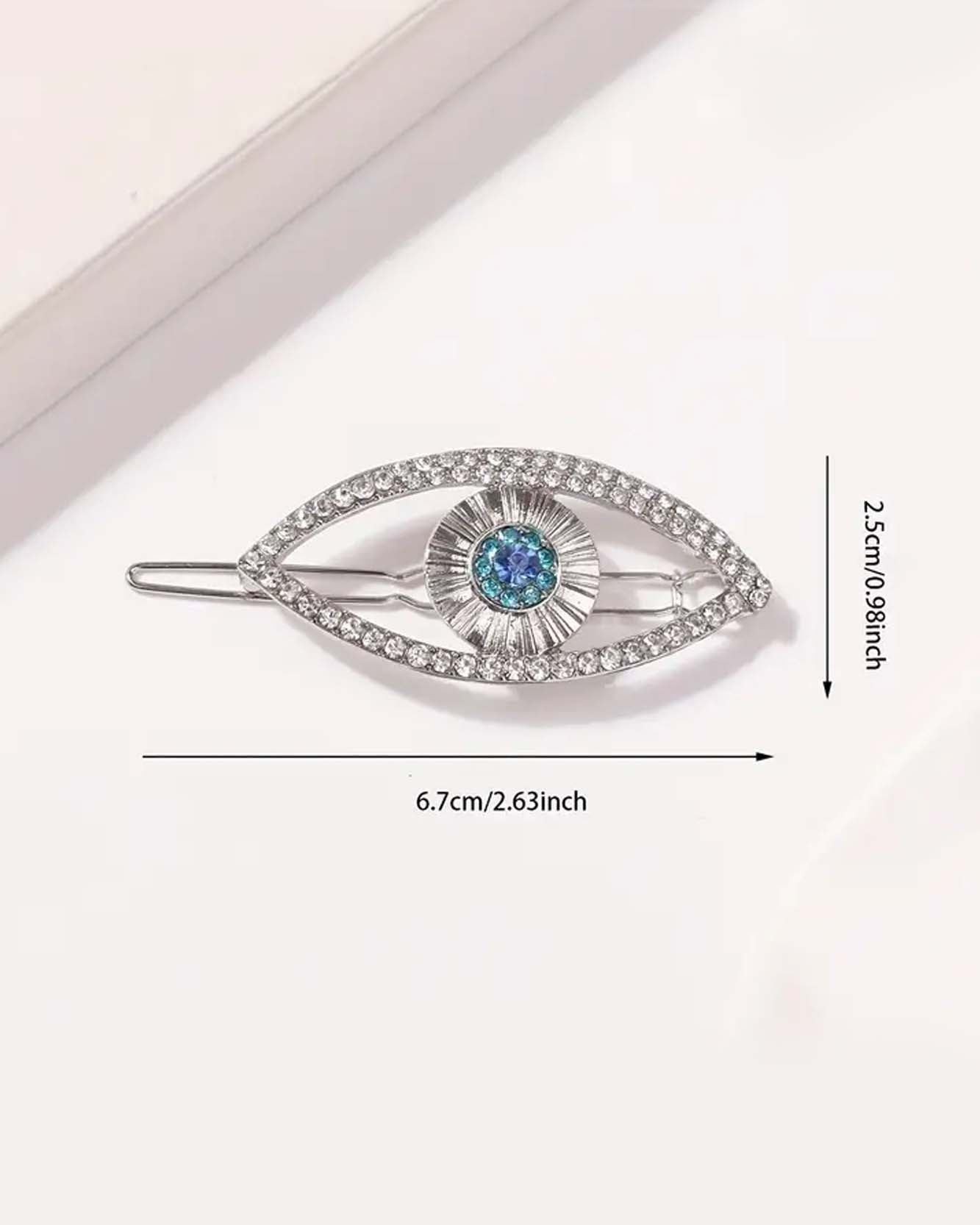 Eye Hair Pin | Silver