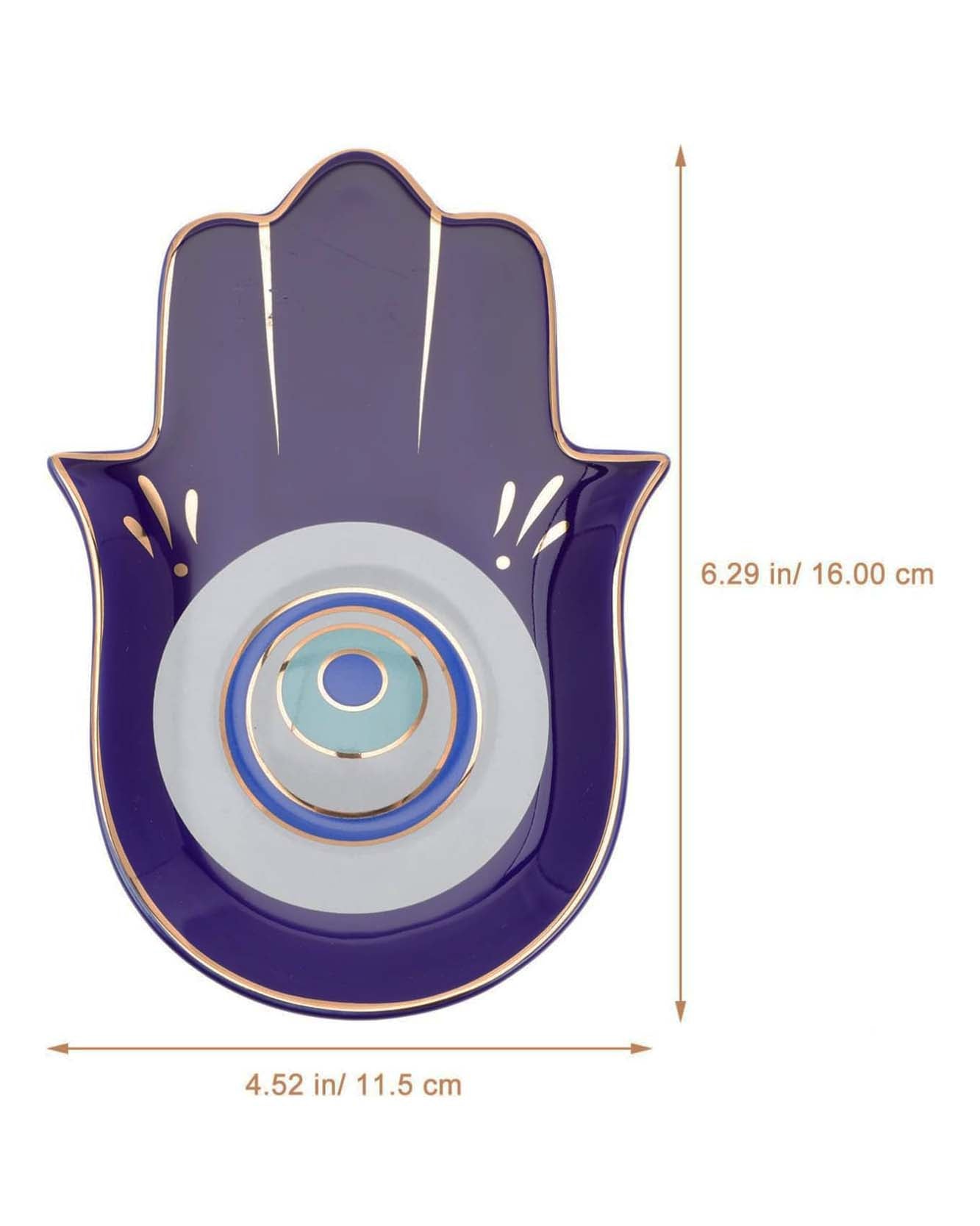 Dark Blue Hamsa storage