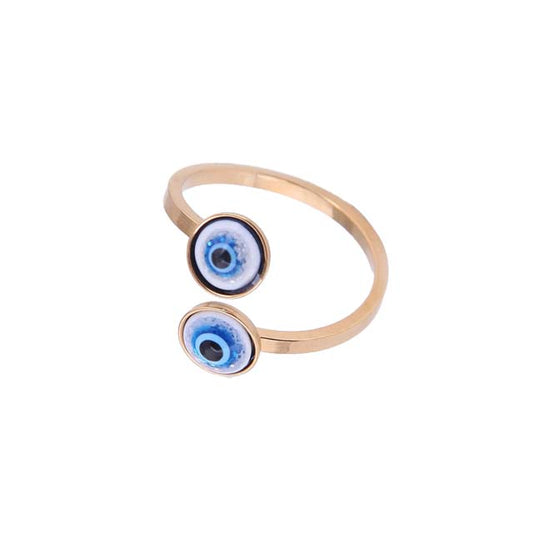 Evil Eye Open Ring