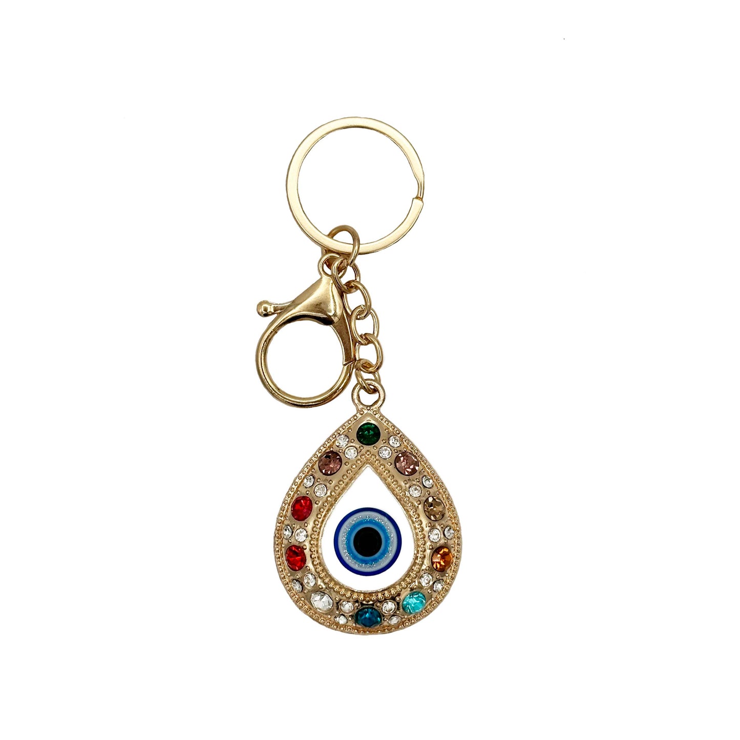 Evil Eye Waterdrop Keychain