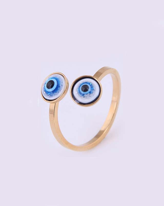 Evil Eye Open Ring