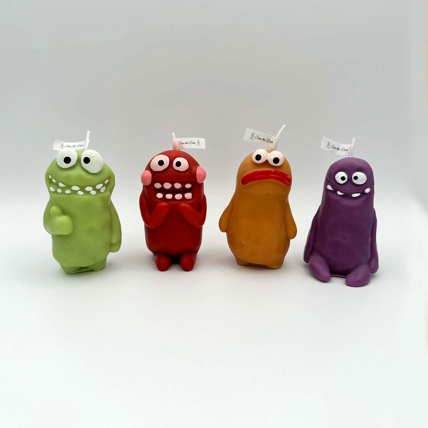 Monster Candles | Family of 4