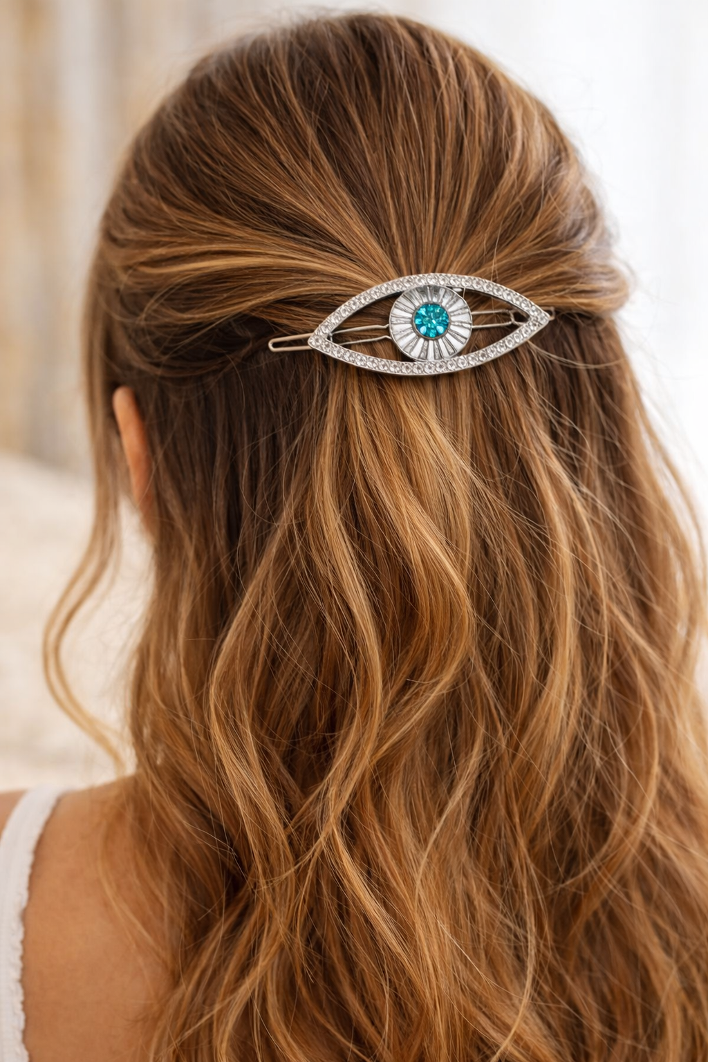Eye Hair Pin | Silver