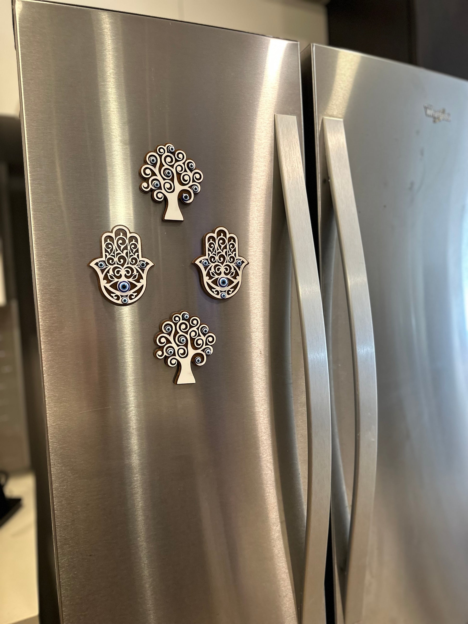 Evil Eye Hamsa Tree magnets