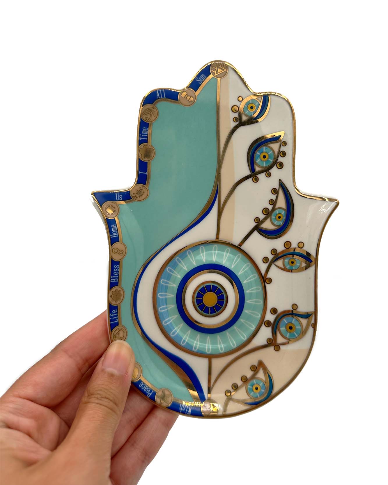 Ceramic Hamsa Jewelry Dish