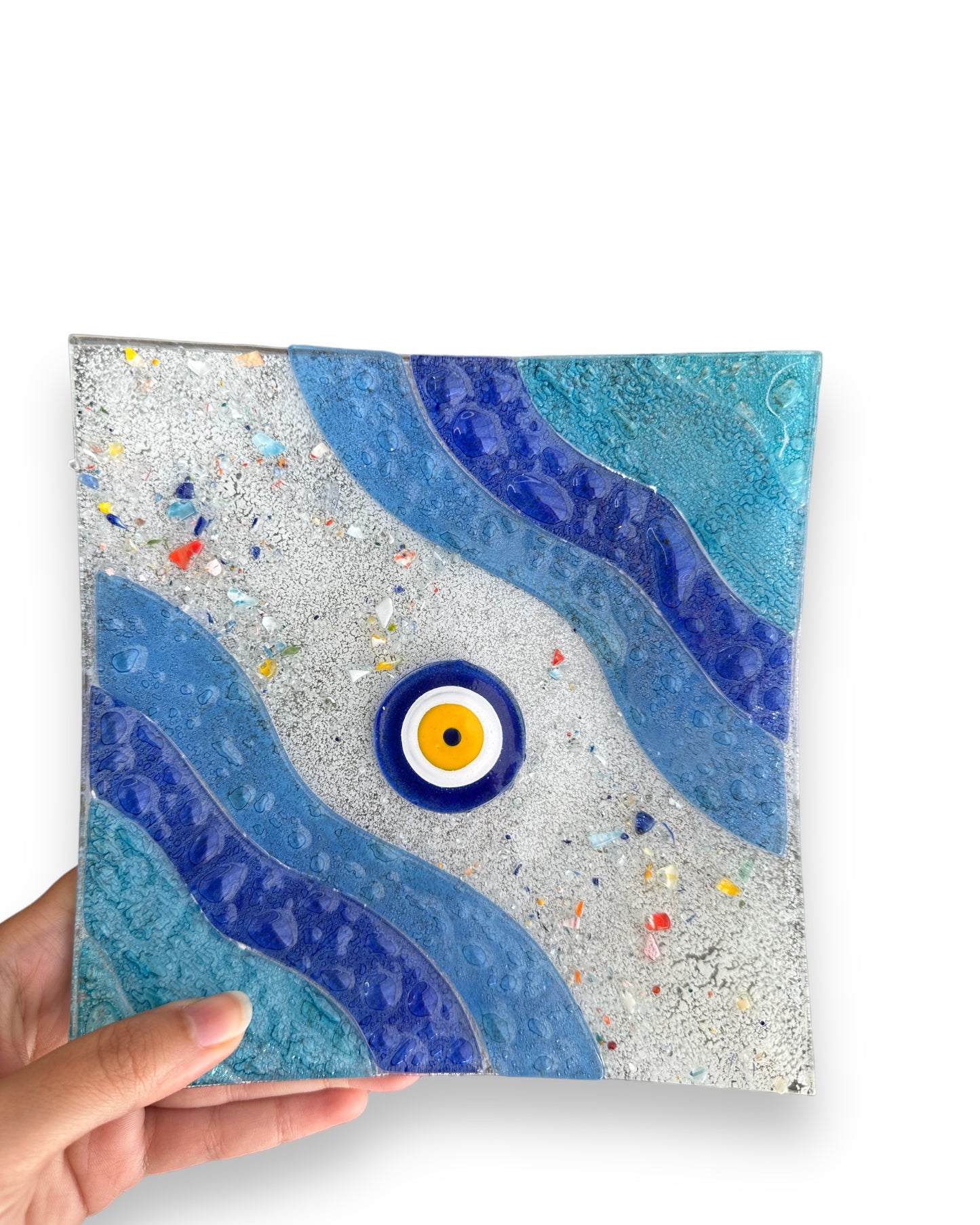 Fusion Art Evil Eye Plate