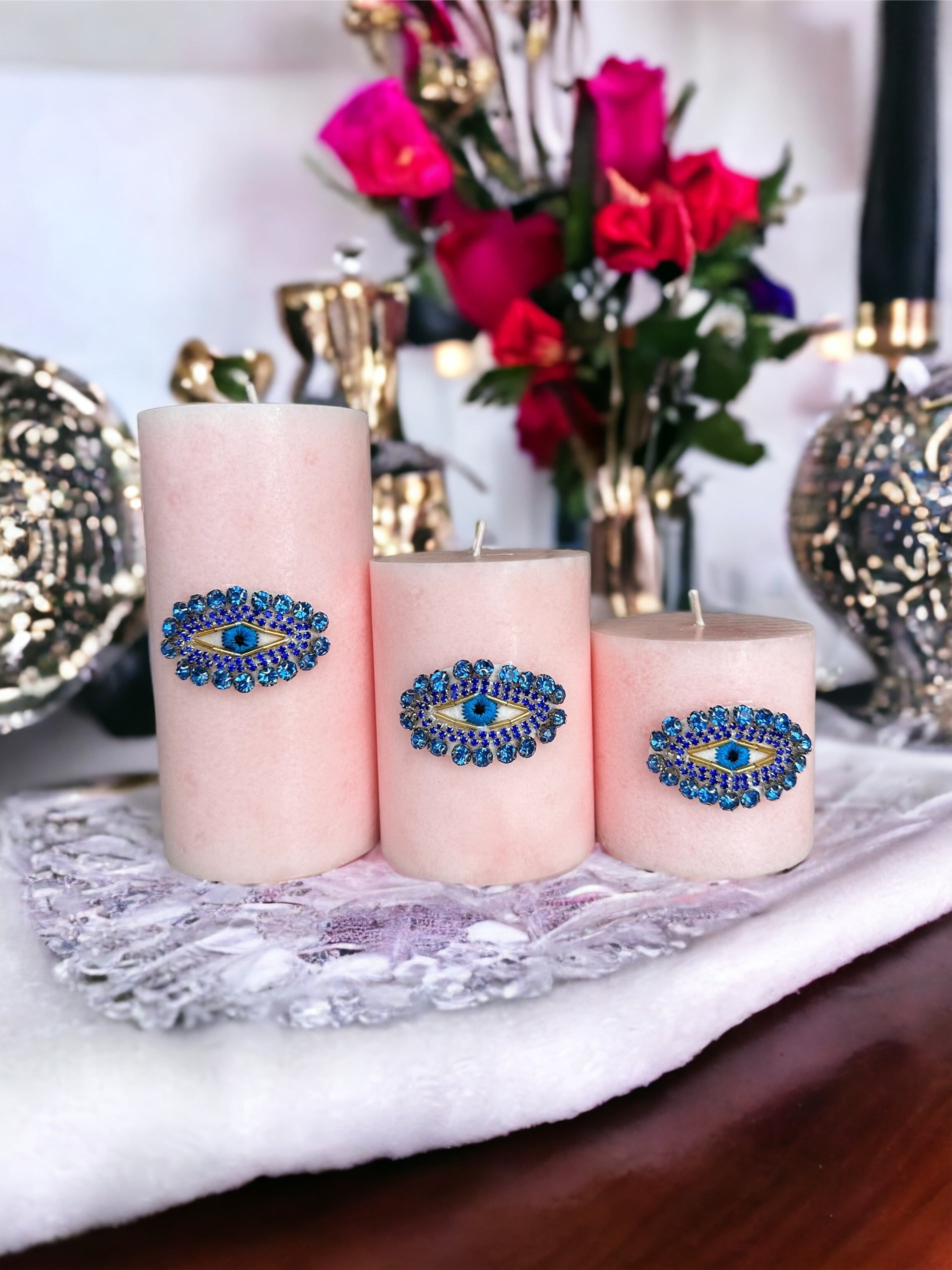 Evil Eye handmade candles