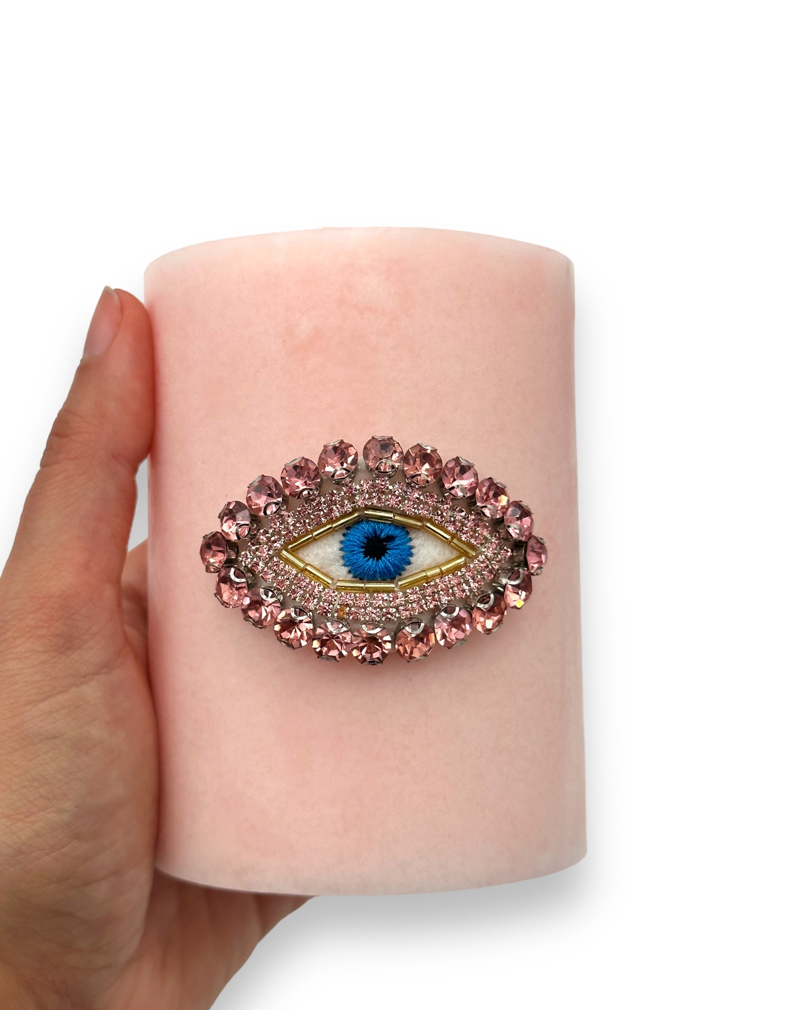 Customized Evil Eye Pillar Candles