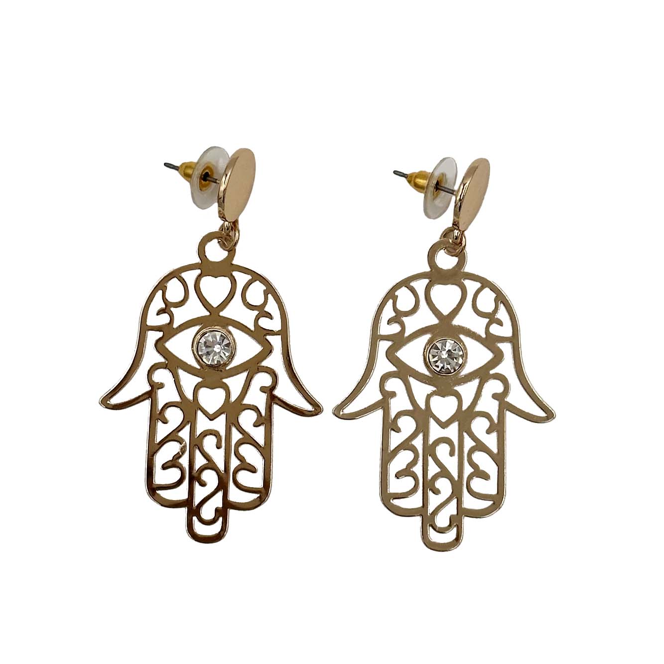 Hamsa Drop Earrings