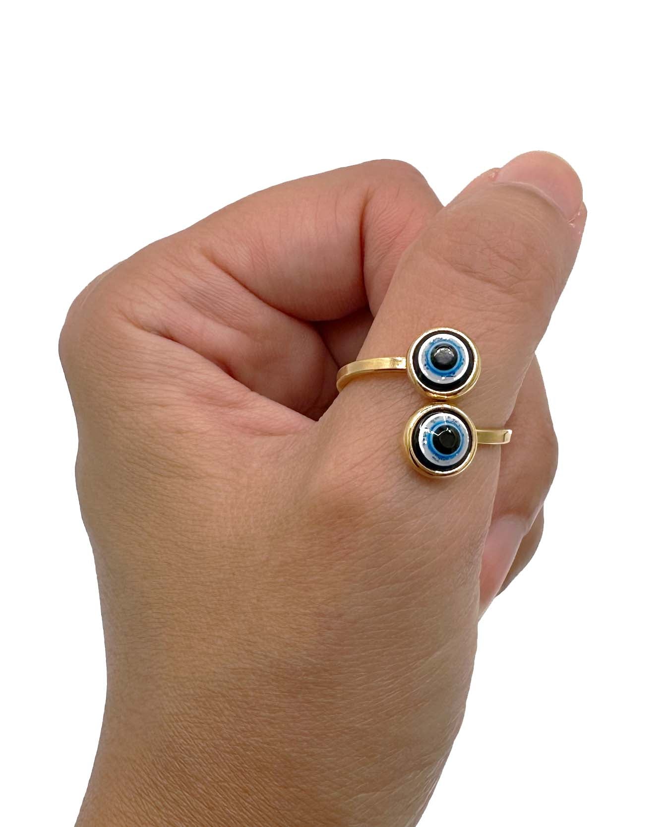 Evil Eye Open Ring